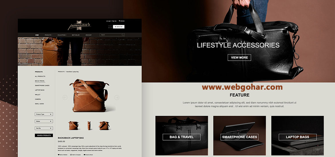 طراحی سایت برای کسب و کارهای آنلاین - طراحی سایت - وب گوهر