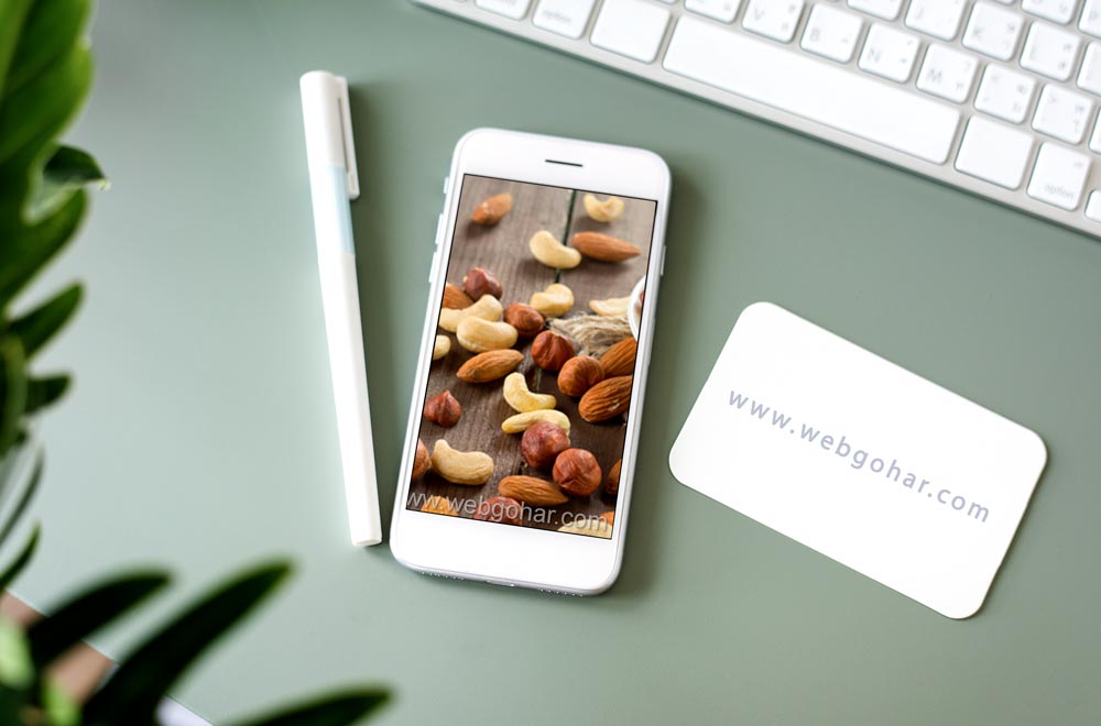 تاثیر طراحی سایت آجیل و خشکبار روی فروش - طراحی سایت آجیل و خشکبار