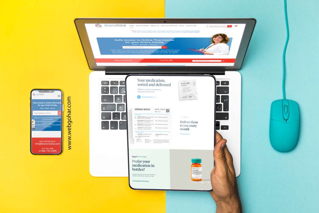 طراحی سایت داروخانه