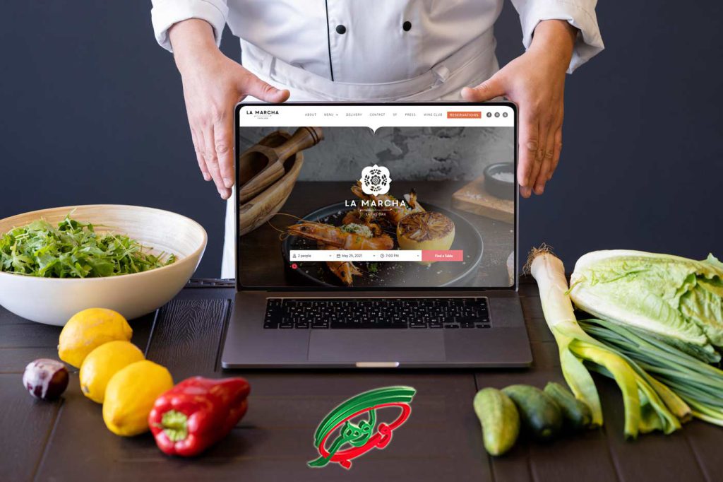 طراحی سایت رستوران