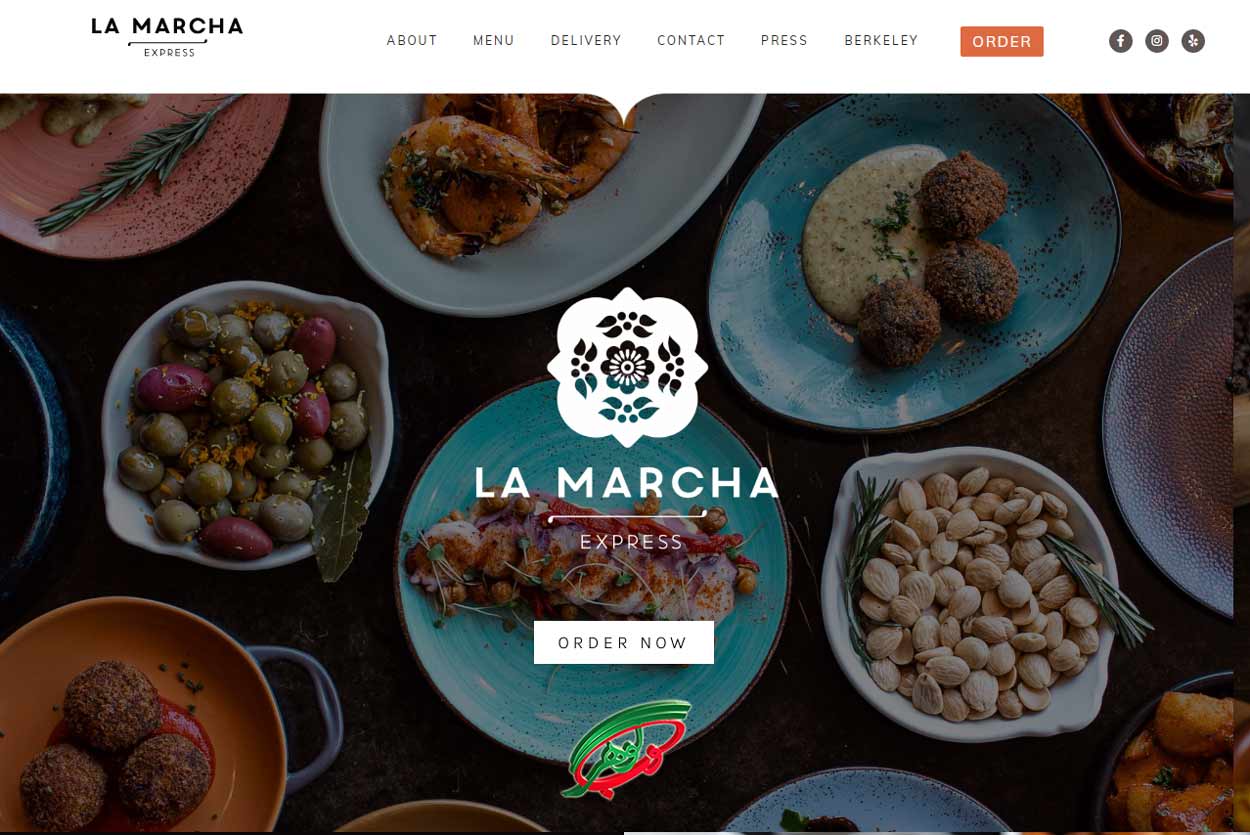 بهترین طراحی سایت رستوران سال2021