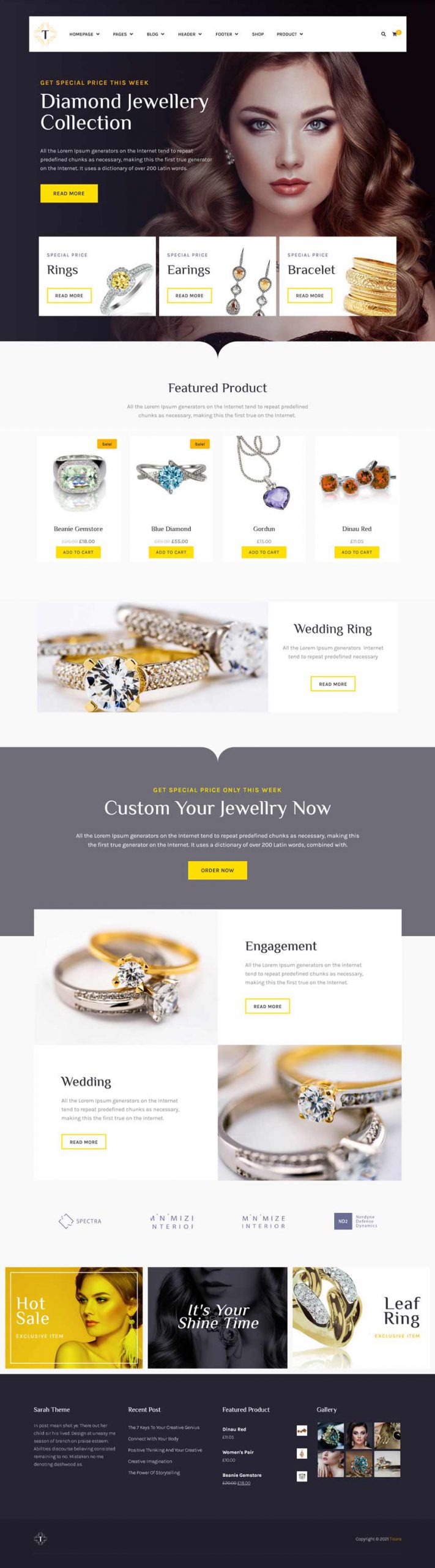 نمونه طراحی سایت طلا فروشی