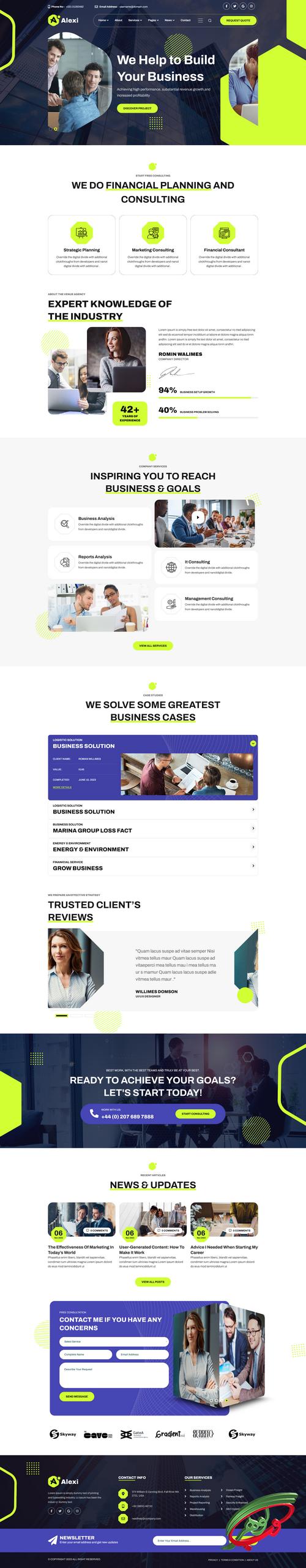 نمونه کار طراحی سایت خدماتی8