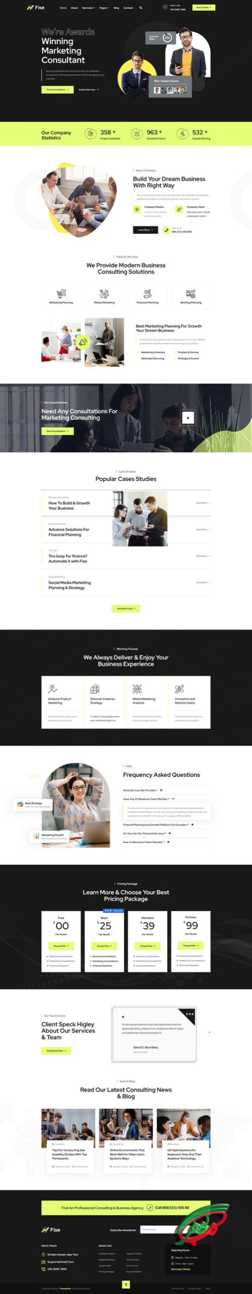 نمونه کار طراحی سایت خدماتی